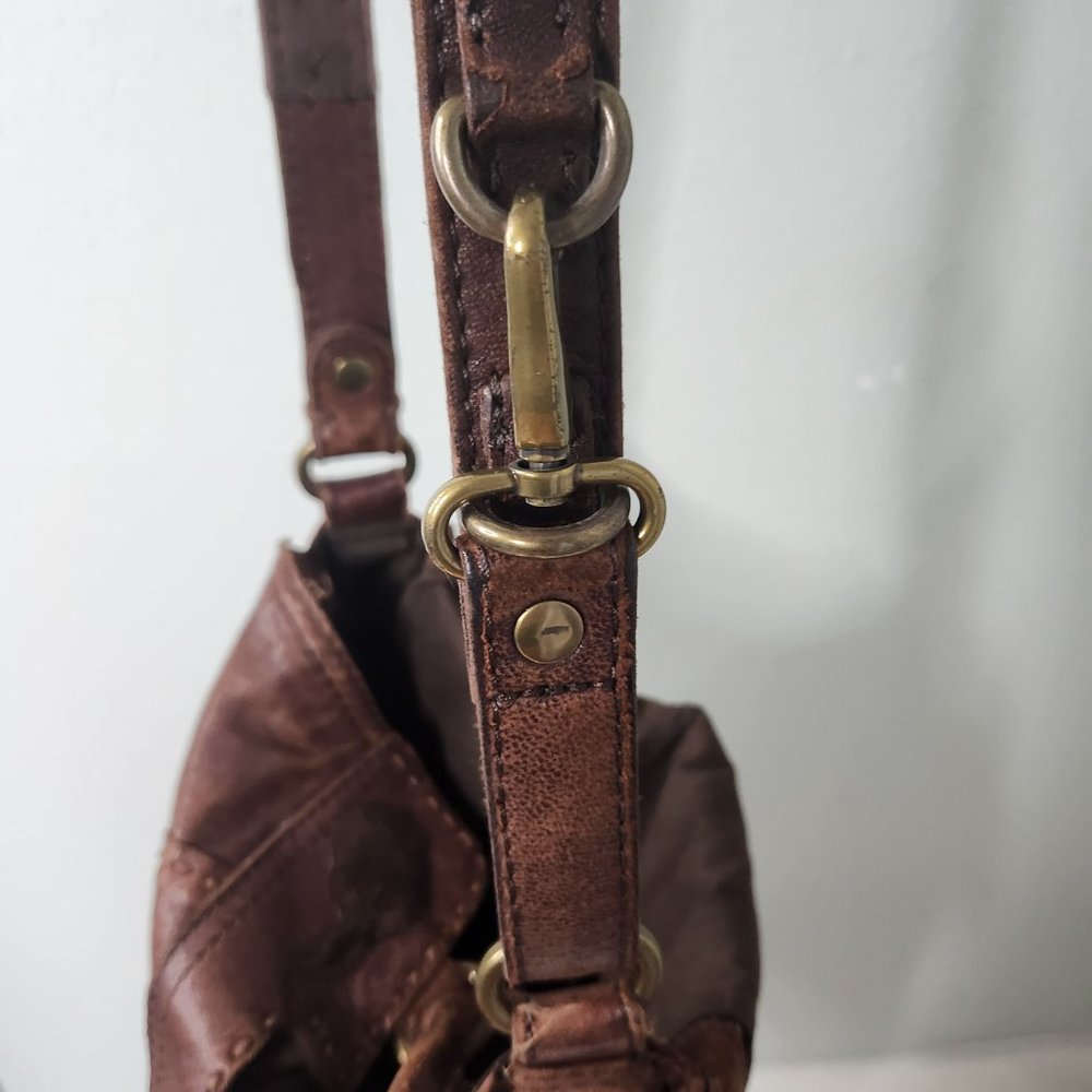 Lucky Brand Abbey Road Bag w/Embroidered Floral design - Picture 7 of 7